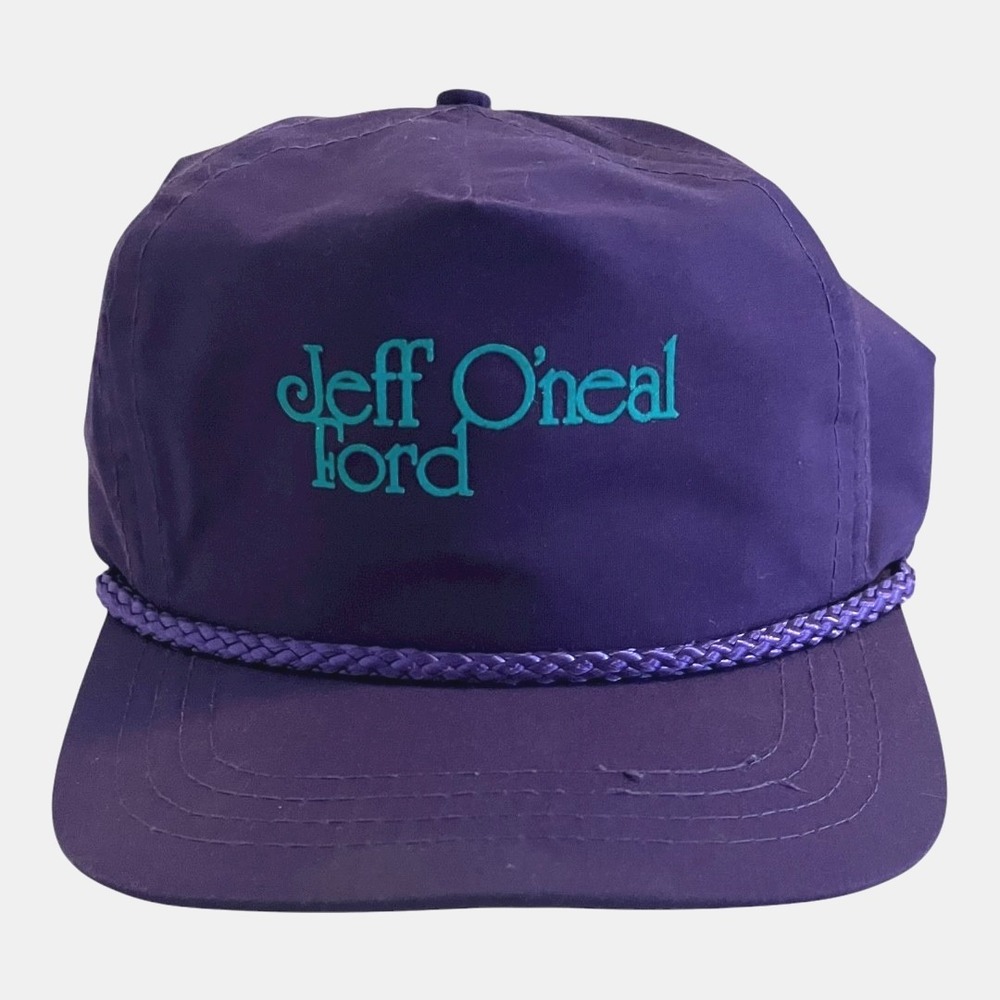 Sportcap Vintage Jeff O’Neal Ford Purple Rope Hat Snapback Cap Made in‎ Taiwan